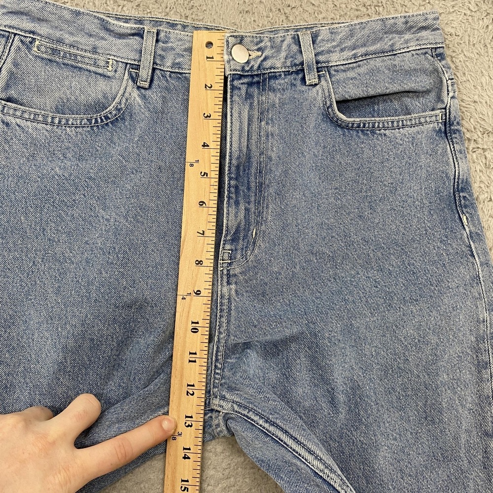 COS Barrel Jeans Womens 27 Light Wash Blue High Rise Ankle Denim Relaxed - Picture 5 of 13
